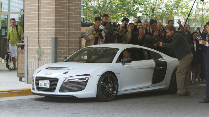 Illustration for article titled Tony Stark Dumped His Fake Acura NSX For An Audi R8 E-Tron In Iron Man 3
